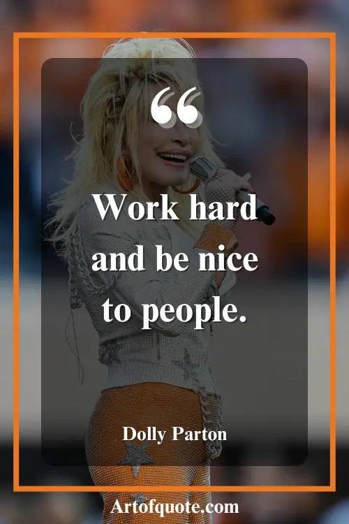 Dolly Parton quotes about work