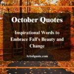 October Quotes