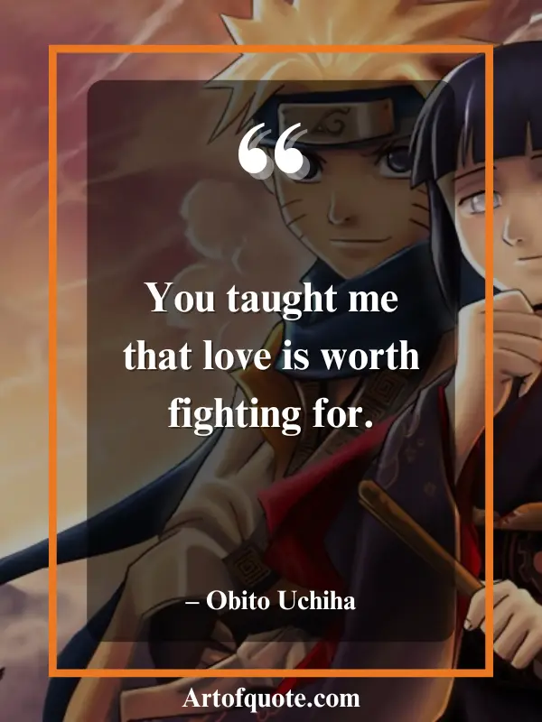 top Naruto quotes on love