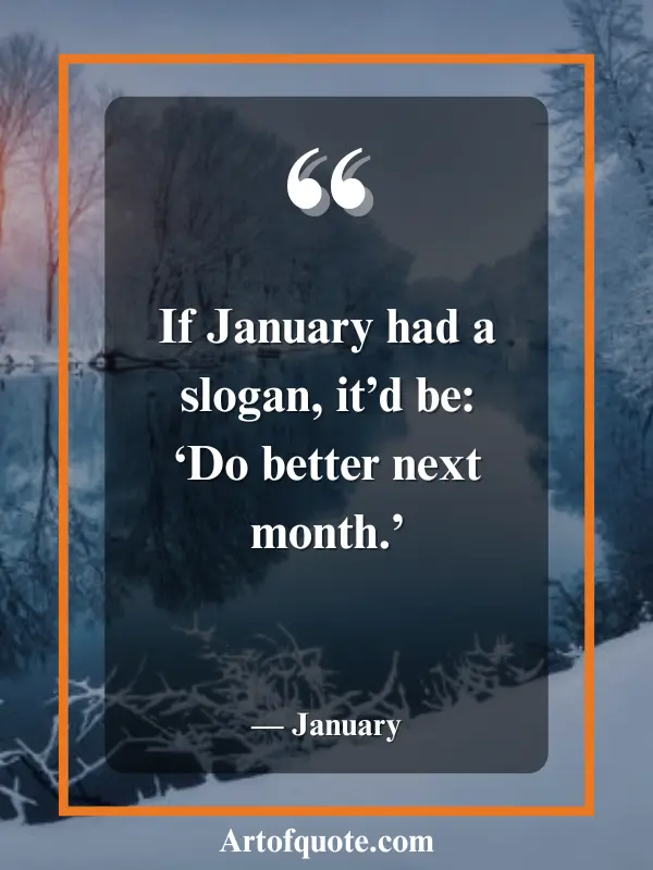 January slogan do better