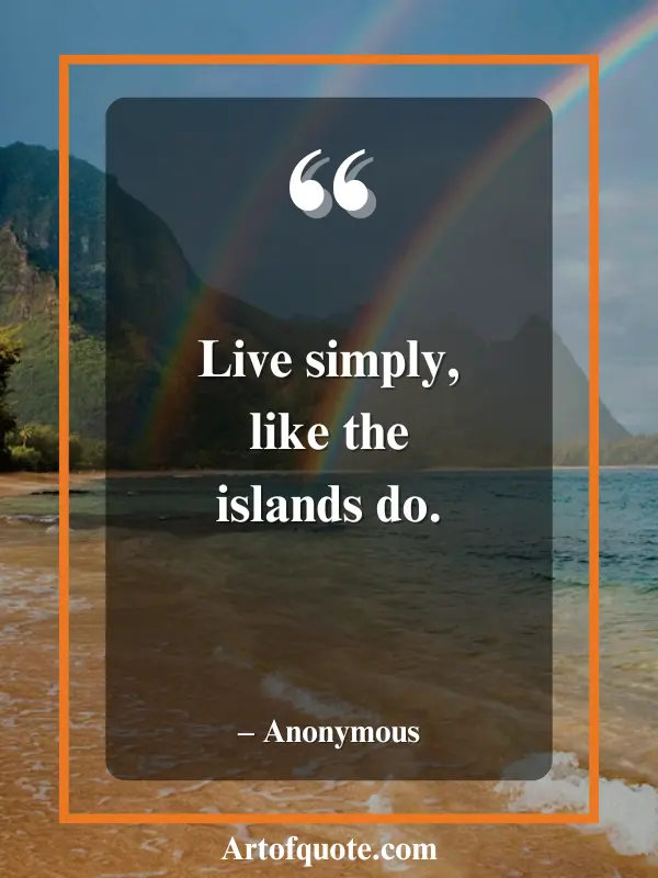 Live simply