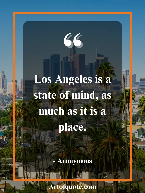 Los Angeles state of mind