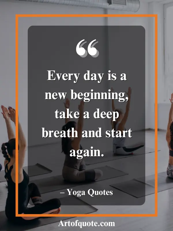 New Beginnings Yoga Quotes