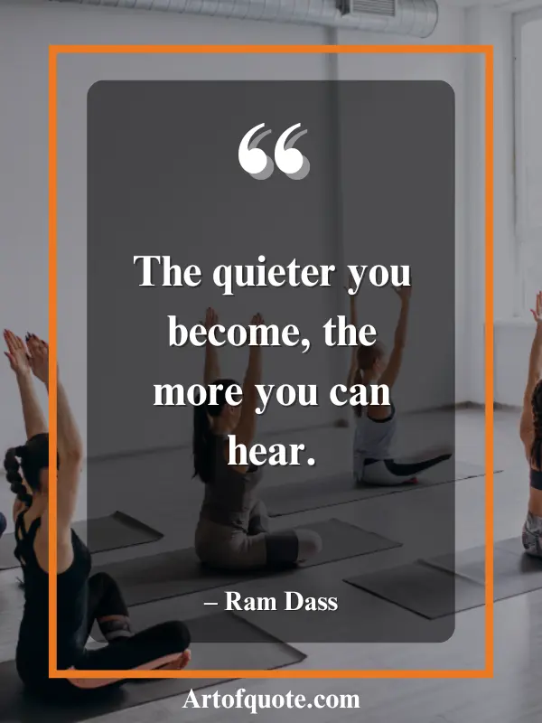 Power Of Silence Yoga Quotes