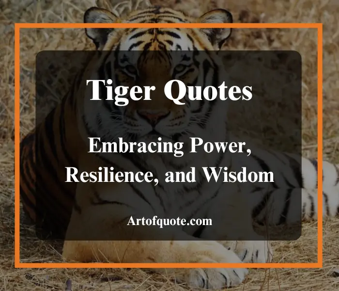 Tiger Quotes