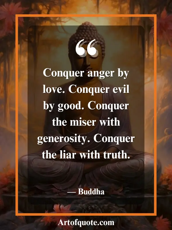 conquer anger with love