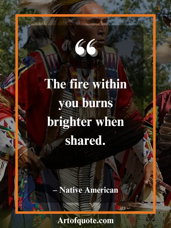 fire within burns brighter shared