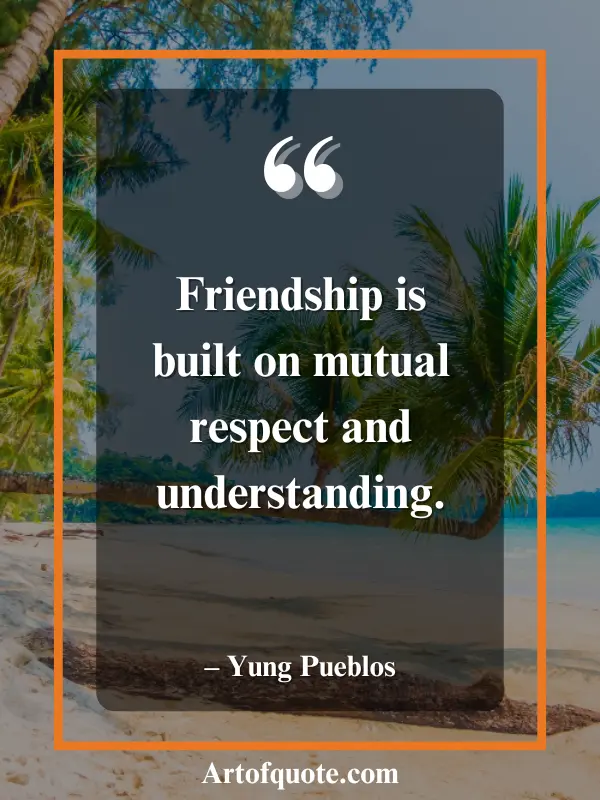 friendship mutual respect understanding