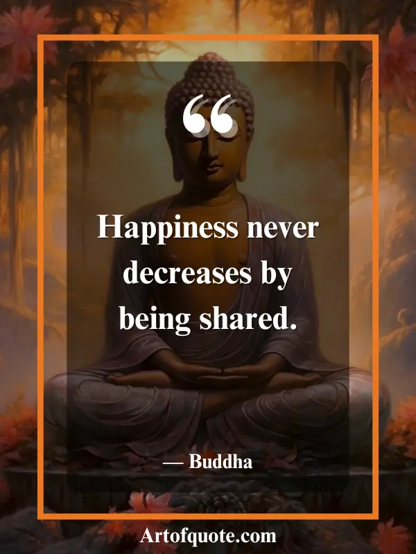 happiness grows when shared