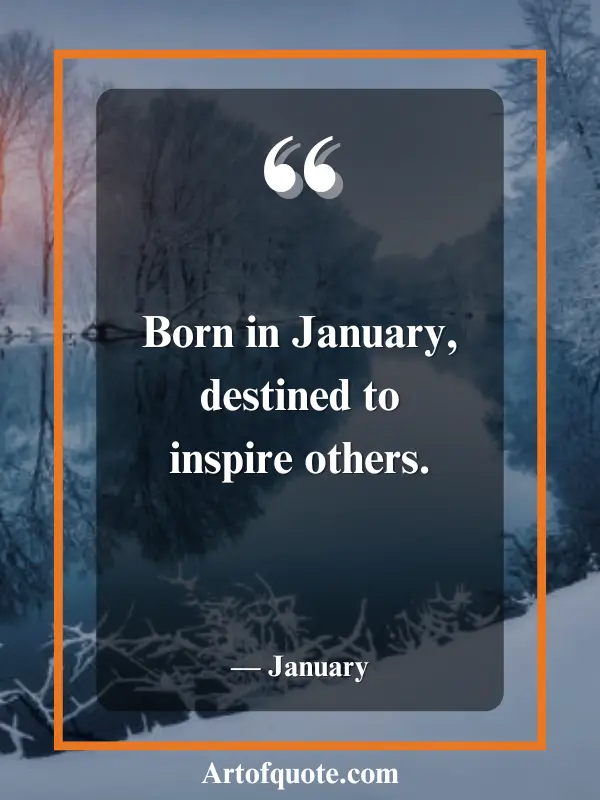 inspiring January sayings