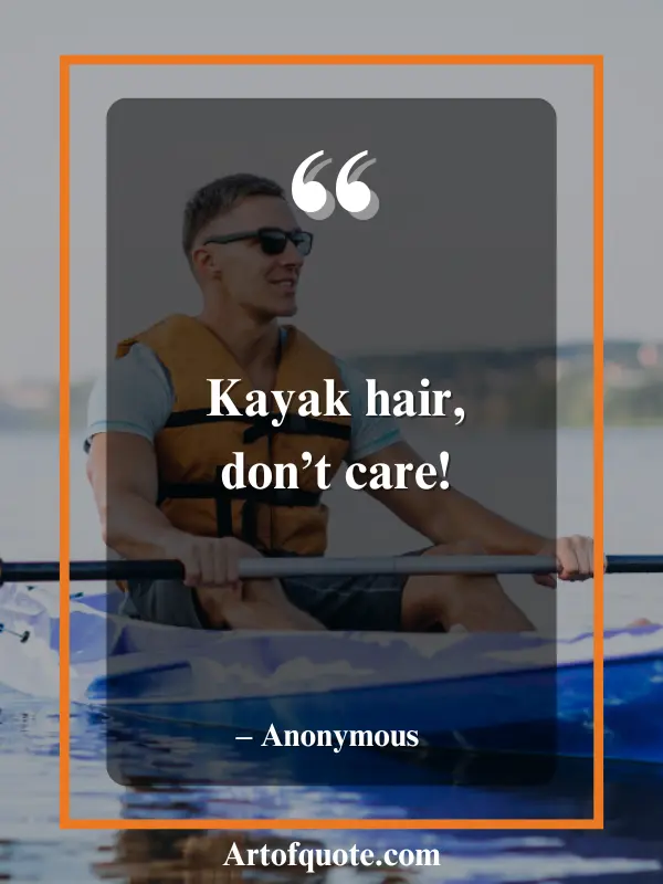 kayak hair