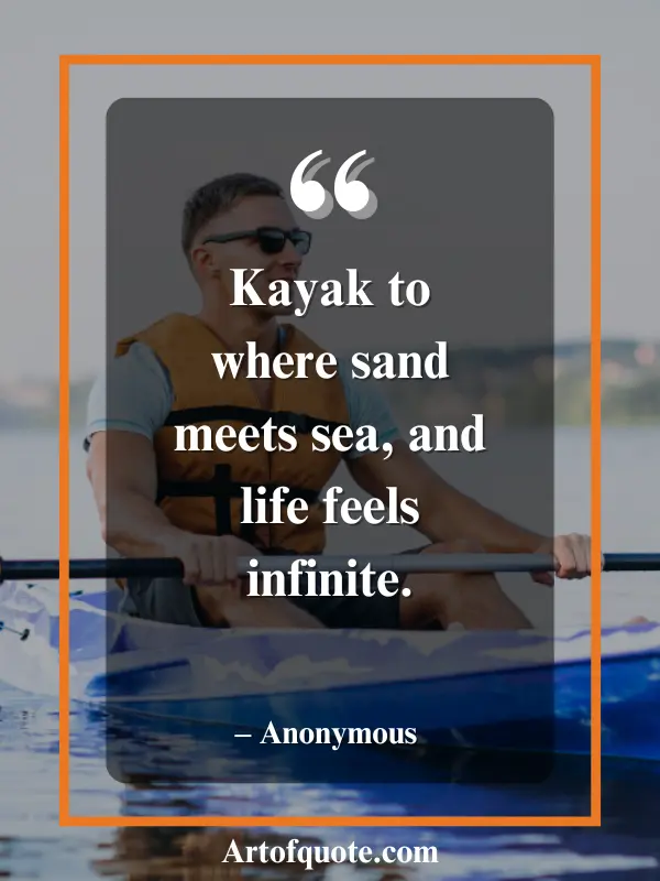 kayak sand sea