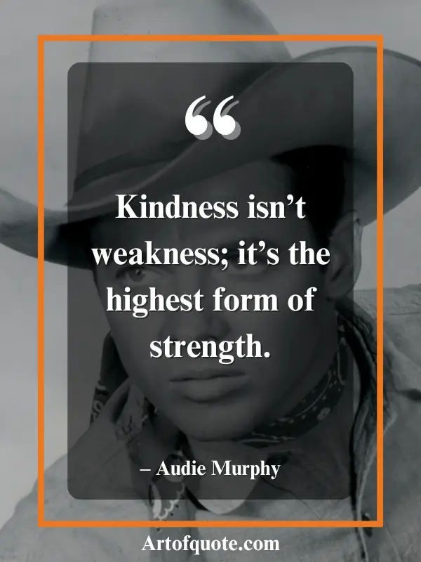 kindness is strength