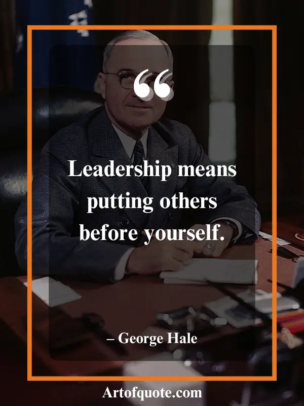 leadership putting others first