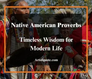 native american proverbs