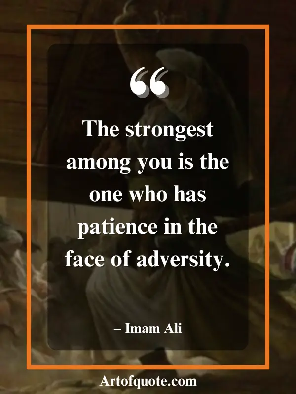 patience in adversity