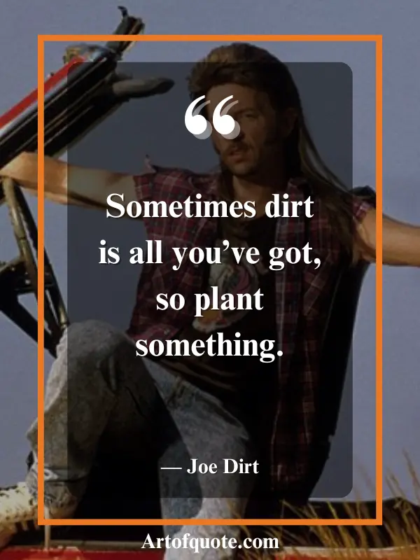 plant something from dirt