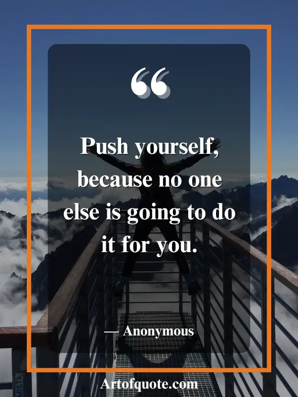 push yourself to succeed