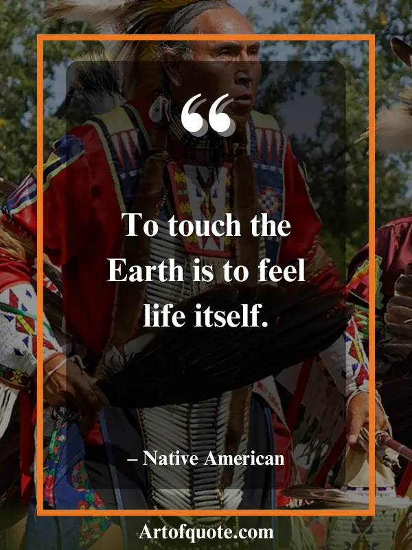 touch the Earth feel life