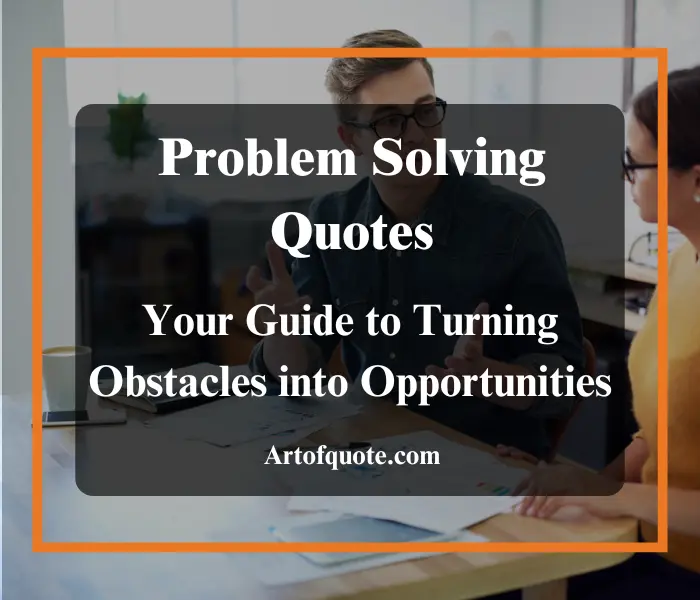 Problem Solving Quotes