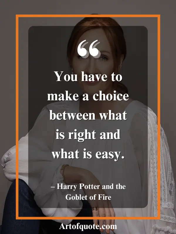 choose between right and easy