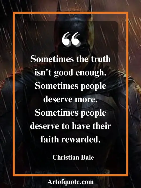 faith deserves to be rewarded