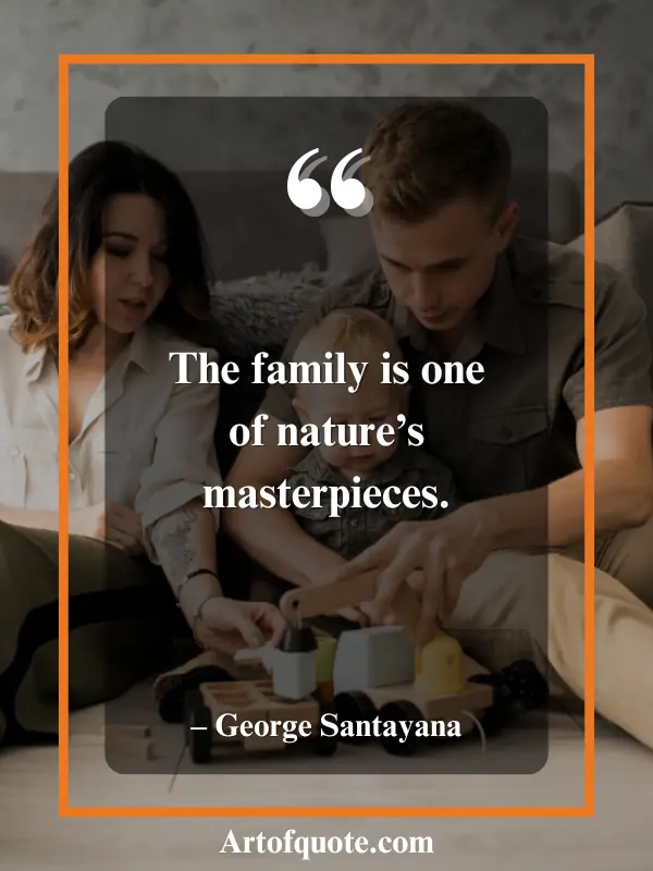 family is nature's masterpiece