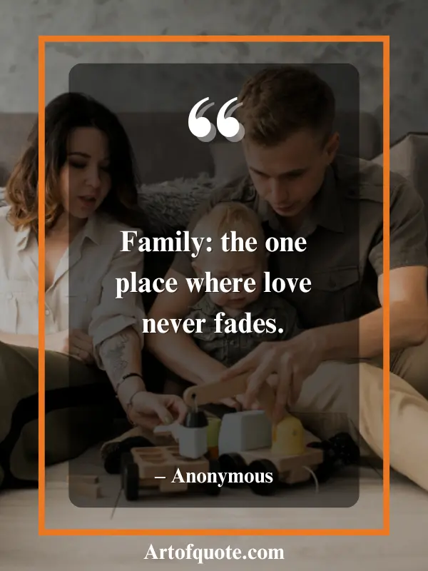 family where love never fades