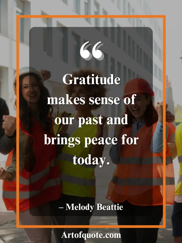 gratitude brings peace and clarity