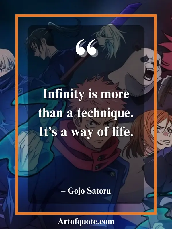 infinity is a way of life