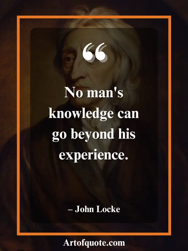 knowledge is power john locke