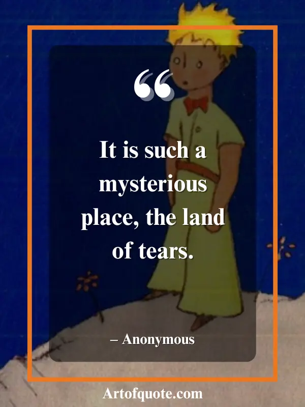 land of tears is mysterious