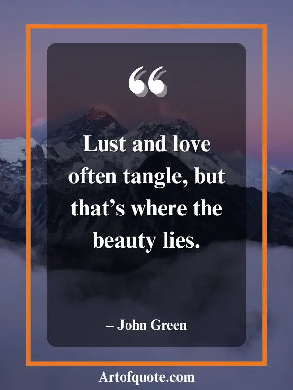 lust and love tangled beauty