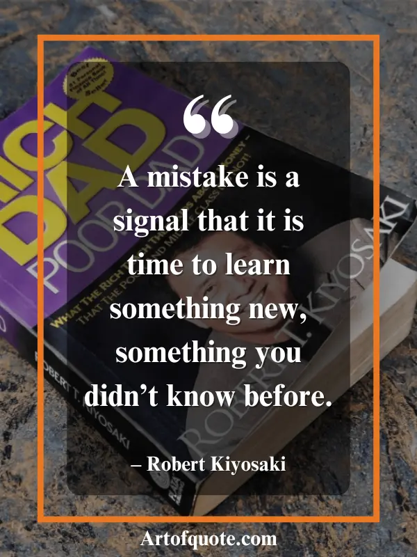 mistakes signal a time to learn