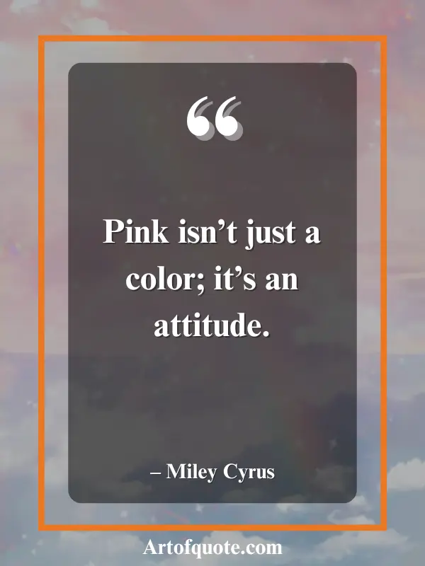 pink is an attitude