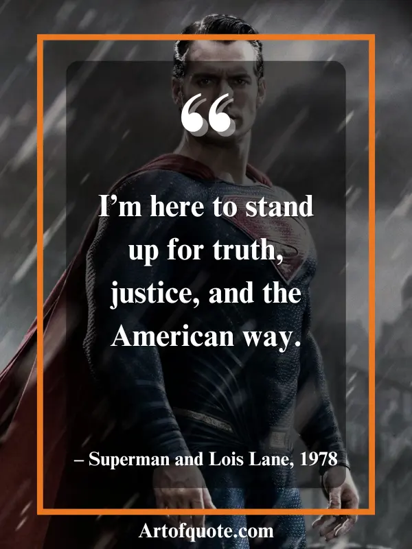 stand for truth and justice