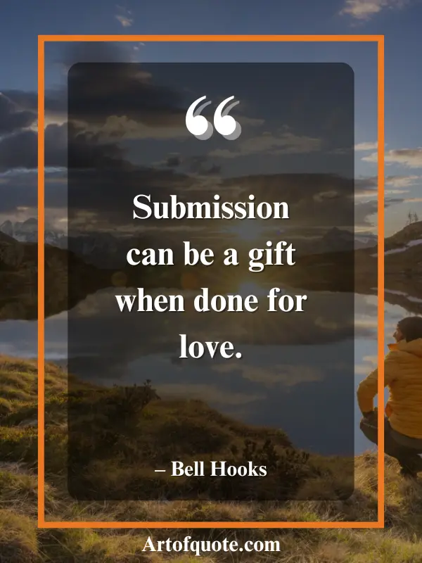 submission as a gift of love