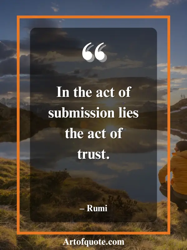 submission is trust