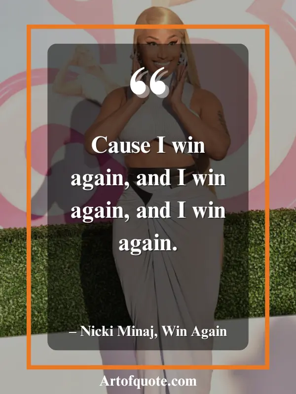 words from Nicki Minaj