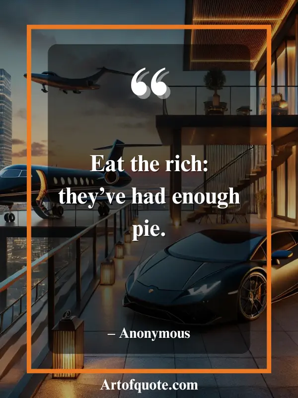 Eat the rich