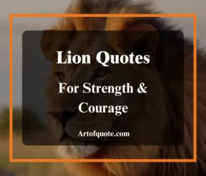 Lion Quotes