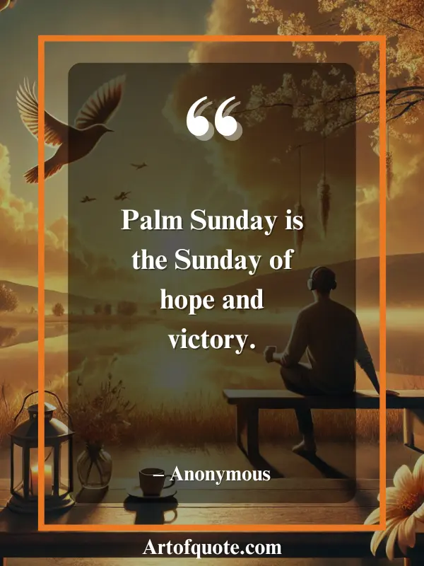 Palm Sunday inspiration
