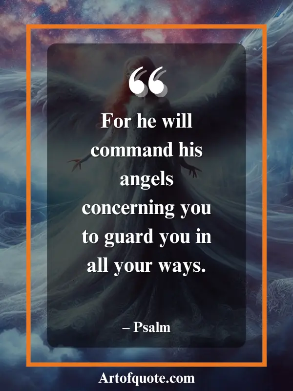 angels commanded to guard you