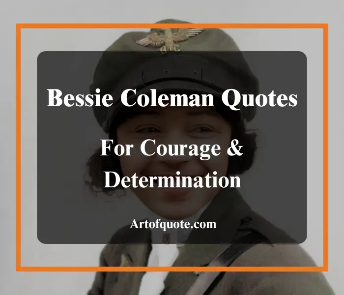 Bessie Coleman Quotes