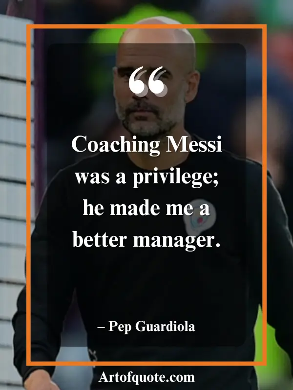 coaching Messi experience
