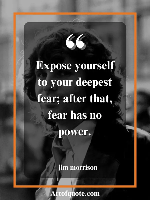 face your deepest fear