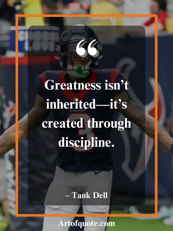 greatness is created through discipline