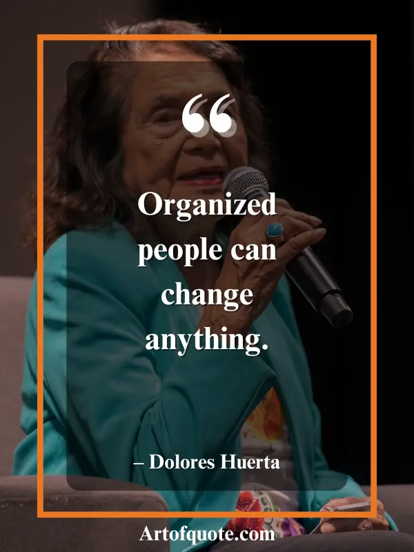 organized people create change