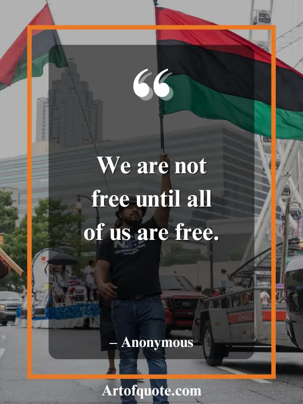 quotes on Black freedom