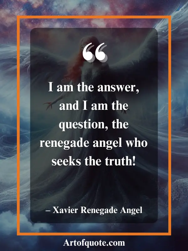 renegade angel seeking truth